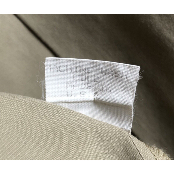 TRAVELSMITH Khaki Safari Cargo Jacket Women's Sz XL Beige Roll Tab Twill Pockets - Picture 6 of 13